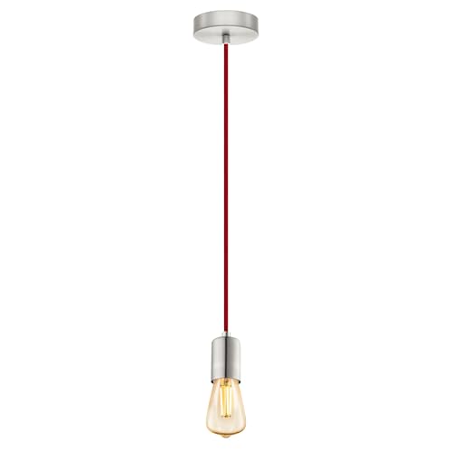 EGLO Pendelleuchte Yorth, 1 flammige Schnurpendel... - Maison & Cuisine Amazon Allemagne à 5.45€