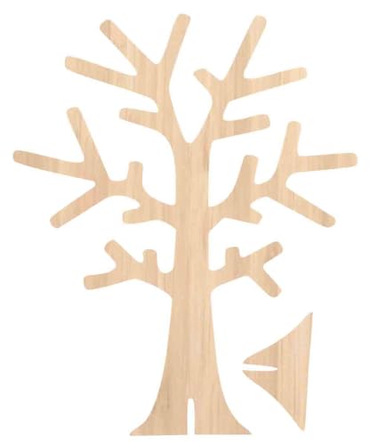Schmuck-Baum in Holz - 18 x 22 x 0,3 cm - Maison & Cuisine Amazon Allemagne à 2.46€