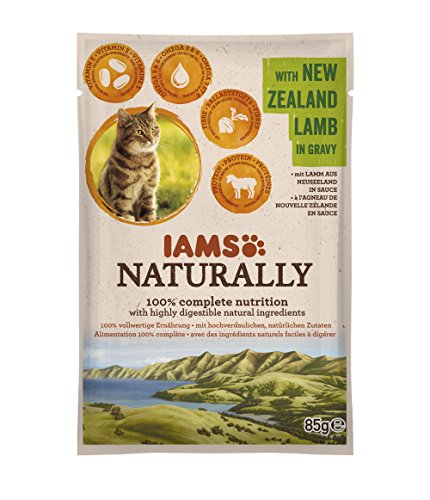 IAMS Naturally Cat Lamm, Frischebeutel, 1er Pack (1 x 85 g) - Animalerie Amazon Allemagne à 0.79€