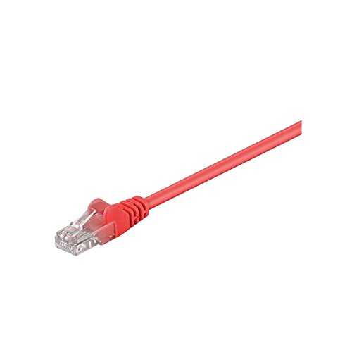 Goobay 68379 CAT 5e Câble de Liaison, U/UTP, Rouge, 5m... en promo à 1,74€ (-67%) sur Amazon FR