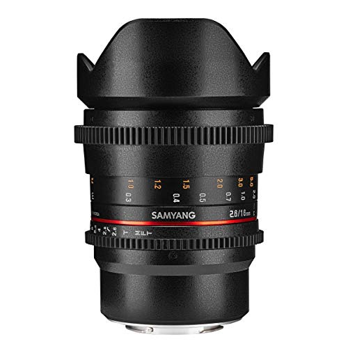 Samyang SA1314 - Objetivo para vídeo VDSLR 16 mm T2.6 ED AS... - Garden & Outdoor Amazon Spain à 175.41€