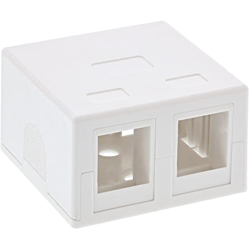 InLine 76202B Anschlussdose Aufputz für 2x Keystone RJ45... - Tech & Electronics Amazon Germany à 2.26€
