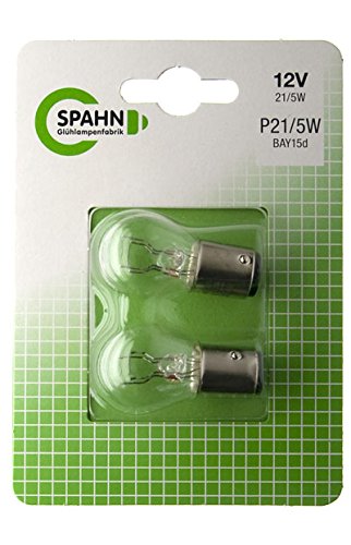 SPAHN Ampoule 12 V 21/5 W Bay15D neuf sous blister Ampoule... - Maison & Cuisine en promo à 2.62€