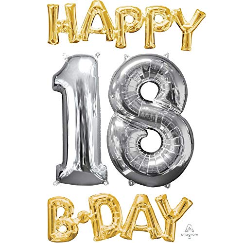 Amscan International 3594401 - Globo de Papel de Aluminio... - Jouets & Jeux en promo à 11.55€