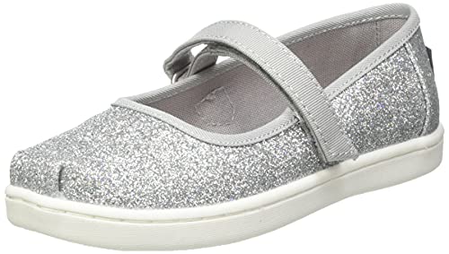 TOMS TINY MARY JANE Silver Iridescent Glitter UK6.0 - Maison & Cuisine en promo à 16.24€