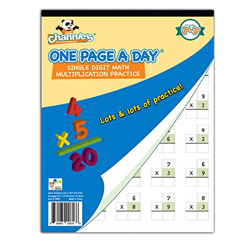 Channie's One Page A Day Single Digit (Beginner)... - Amazon Royaume-Uni à 7.09€
