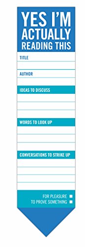 Knock Knock Yes, I'm Actually Reading This Bookmark Pad... - Fournitures Bureau Amazon Royaume-Uni à 8.81€