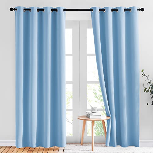 NICETOWN - 1 par de Cortinas Opacas con Ojales sólidos (132... - Amazon Espagne à 12.66€
