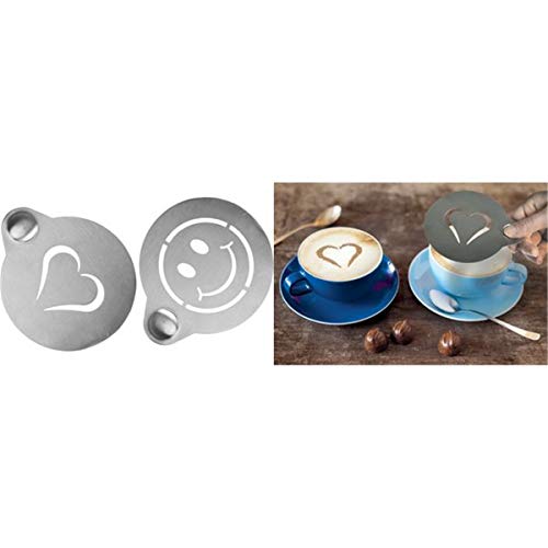 SECURIT – café Plantillas Conjunto de 2, Acero Inoxidable... - Jardin & Extérieur Amazon Espagne à 7.31€