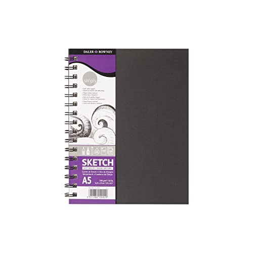 Daler Rowney Simply - Carnet de croquis spiralé 54 feuilles... - Sports & Fitness en promo à 3.70€