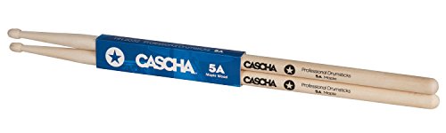 CASCHA HH 2032 - Baquetas profesionales para batería, 5A, 1... - Sports & Fitness en promo à 2.90€