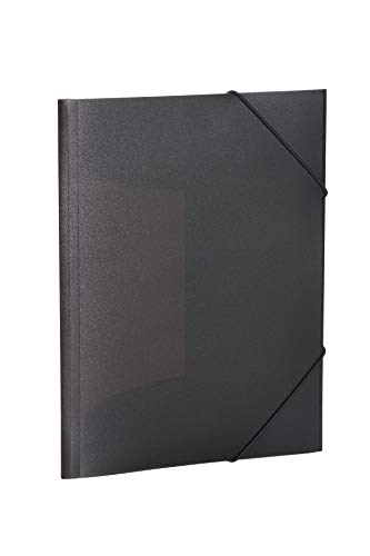 HERMA Sammelmappe A4 Schwarz Transluzent, Eckspanner-Mappe... - Jouets & Jeux en promo à 2.31€