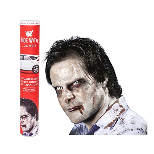 Thumbs Up Ride With a Zombie - Fenstersticker Auto... - Auto & Moto en promo à 4.97€
