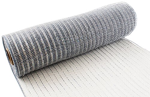 Eleganza Nr. 24 Metallic Deco Mesh, Silber, 25 cm x 9,1 m - Maison & Cuisine Amazon Allemagne à 6.04€