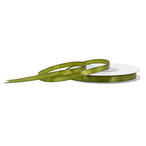 Creativery Rouleau de ruban en satin 6 mm 25 m Vert olive... - Loisirs Créatifs Amazon France à 1.50€