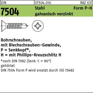 250 Bohrschrauben DIN 7504 Stahl P 6,3 x 80 -H verzinkt... - Bricolage & Outils Amazon Allemagne à 3.04€