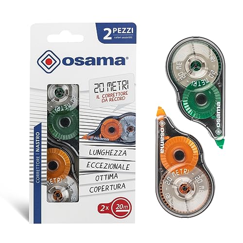 OSAMA - Bianchetto a Nastro, 2 Pezzi x 20 Metri (Tot 40m)... - Auto & Moto en promo à 3.90€