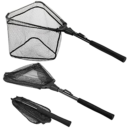PLUSINNO Fishing Net Fish Landing Net, Foldable Collapsible... - Sports & Fitness Amazon Royaume-Uni à 8.33€