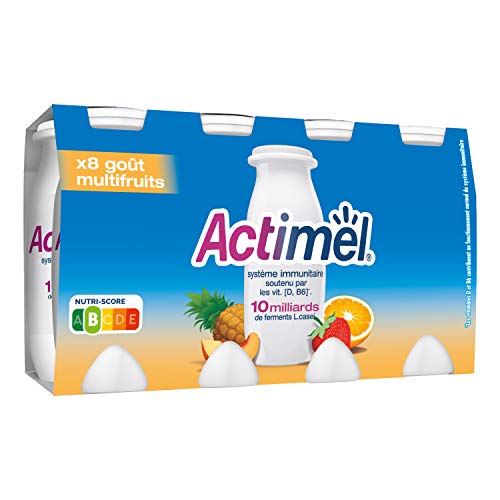 Actimel yaourt à boire multifruits 8x100g en promo à 4,29€ (-90%) sur Amazon FR