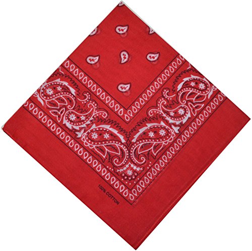 Bandana Halstuch Bikertuch Nickituch Kopftuch Baumwolle... - Mode & Vêtements Amazon Allemagne à 1.99€