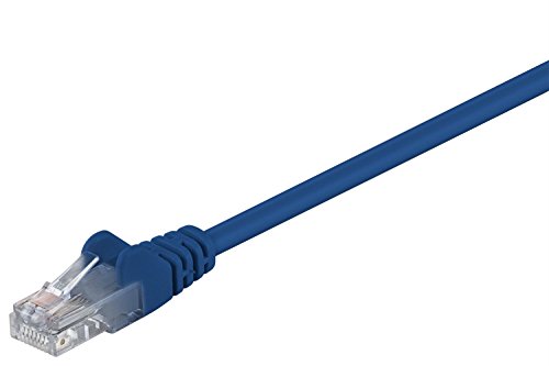 Goobay 68375 CAT 5e Câble de Liaison, U/UTP, Bleu, 5m... - Amazon France à 1.74€