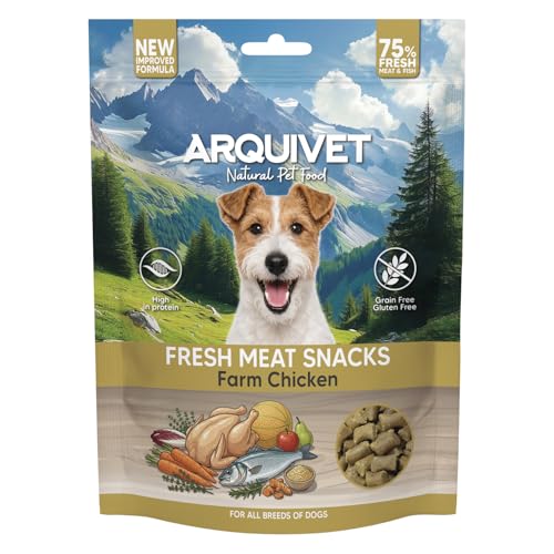Arquivet Frischfleischsnacks mit Huhn, 300 g, für... - Animalerie Amazon Allemagne à 5.41€