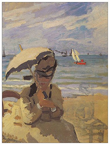 ArtPlaza Claude-Camille Monet on The Beach at Trouville... - Maison & Cuisine Amazon Allemagne à 27.10€