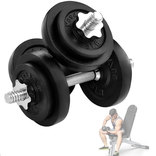 Yes4All D2CL Haltere Reglable Set pour Home Gym - Haltere... - Sports & Fitness Amazon France à 63.50€