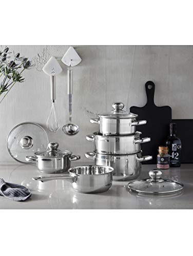 GSW Set di pentole Silver Star 11 Pezzi, Acciaio... - Amazon Italy à 65.60€