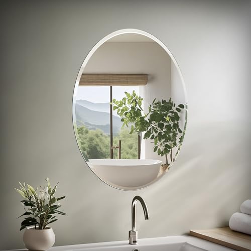 Gatco Flush Mount - Espejo ovalado sin marco, 1801 - Bon plan à 45.89€