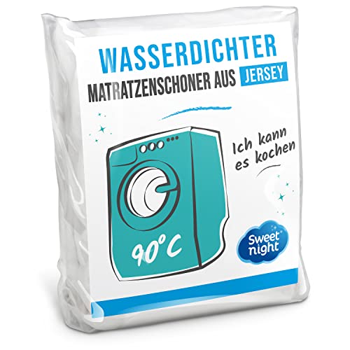 SWEET NIGHT - Matratzenschoner 180x200 cm | wasserdichte... - Maison & Cuisine en promo à 19.12€