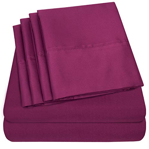 Sweet Home Collection 6 Piece Bed Sheets 1500 Thread Count... - Home & Kitchen Amazon UK à 17.75€
