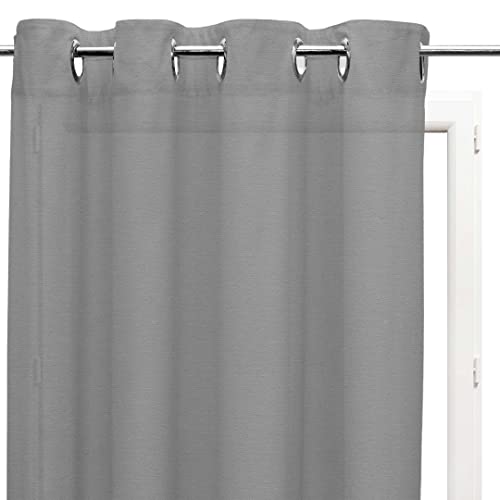 Soleil d'ocre, Panama Voilage en Coton avec Oeillets... - Home & Kitchen Amazon France à 10.49€