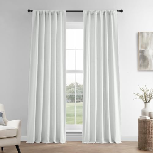 HPD Half Price Drapes LN-XS17 Tenda in Lino Francese (1... - Maison & Cuisine Amazon Italie à 57.70€