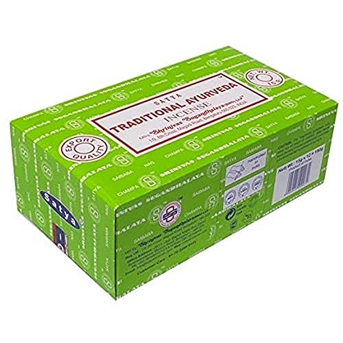 Encens Nag Champa Satya - Traditional Ayurveda - 15 grs - Loisirs Créatifs en promo à 3.90€