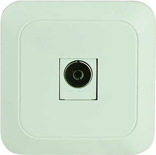 Prise TV en saillie Celesta - Blanc - Dio en promo sur Amazon