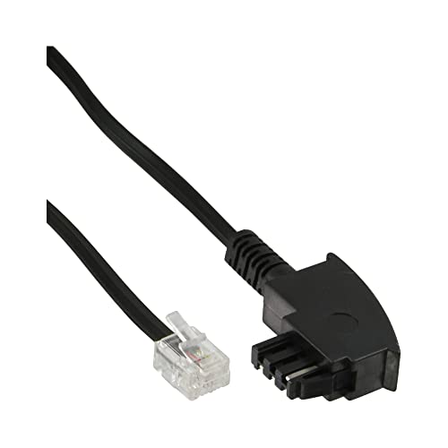 InLine 18901 câble de téléphone 1 m Noir - Cables de... - High-Tech & Électronique Amazon France à 4.23€