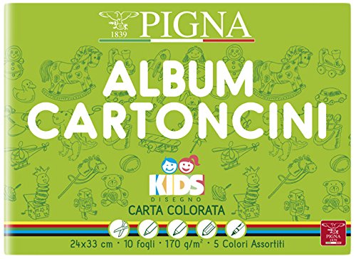 Pigna 0047477 AS Album Bastelkarton, 10 Blatt, 24 x 33 cm - Loisirs Créatifs Amazon Allemagne à 2.00€