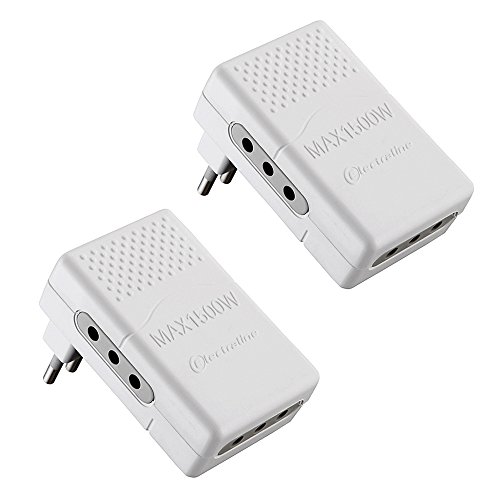 Electraline 92308 set 2 adattatori multipresa tripla 3... - Bon plan à 9.43€