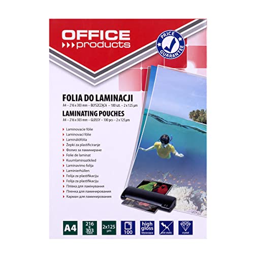 Office Products 20325435 – 90 Pantalla de laminación A4, 2... - Maison & Cuisine Amazon Espagne à 10.88€