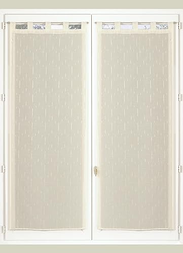 HE & iconic 54320 Curtain Ivory 120 x 60 cm - Nouvelle promo Amazon à 6.05€