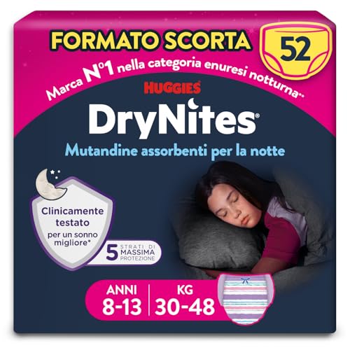 Huggies Drynites Pannolini, Taglia L (30-48 Kg), Mutandine... - Maison & Cuisine Amazon Italie à 50.08€
