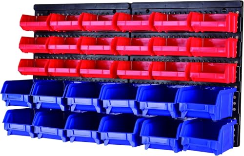 MaxWorks 80694 30-Bin Montaggio a Parete Rack/stoccaggio... - Amazon Italie à 27.13€