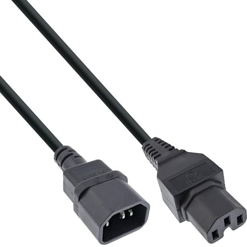 InLine 16811A Netzkabelverlängerung, Warmgerätestecker... - Sports & Fitness en promo à 4.20€