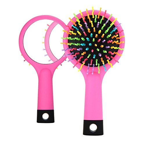 Gemini_mall® Detangling Hair Brush Rainbow Volume... - Beauté & Parfums Amazon Royaume-Uni à 1.69€