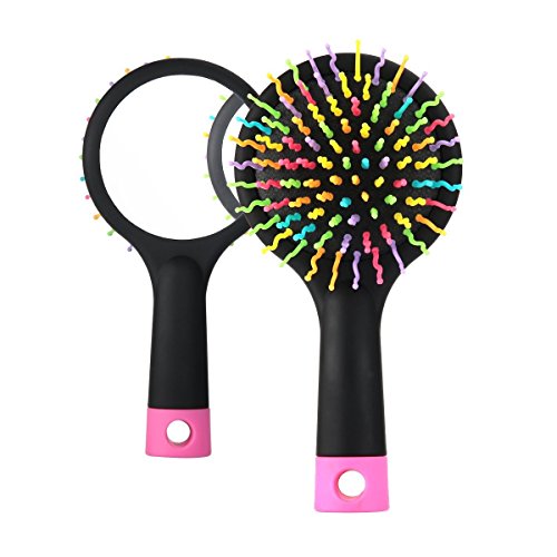 Gemini_mall® Detangling Hair Brush Rainbow Volume... - Beauté & Parfums Amazon Royaume-Uni à 1.69€
