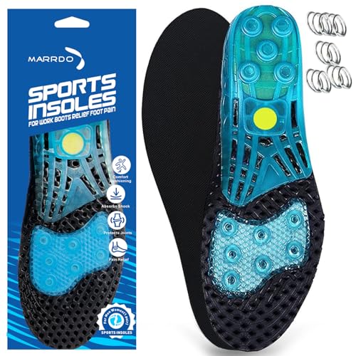 Marrdo - Solette sportive in gel di silice, ammortizzanti... - Sports & Fitness Amazon Italie à 26.52€