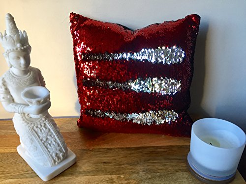 Sirène à paillettes Housse de coussin Taie d'oreiller –... - Maison & Cuisine Amazon France à 2.15€