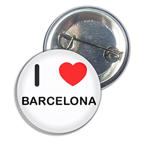 I Love Barcelona - Badge de 25mm - Loisirs Créatifs en promo à 2.33€