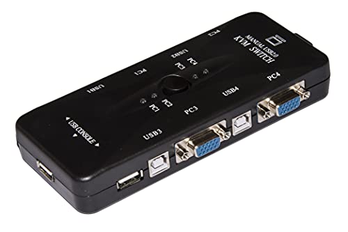 Link lkkwm4 Switch KVM para 4 pc USB/VGA con 1 ratón, 1... - High-Tech & Électronique Amazon Espagne à 34.93€